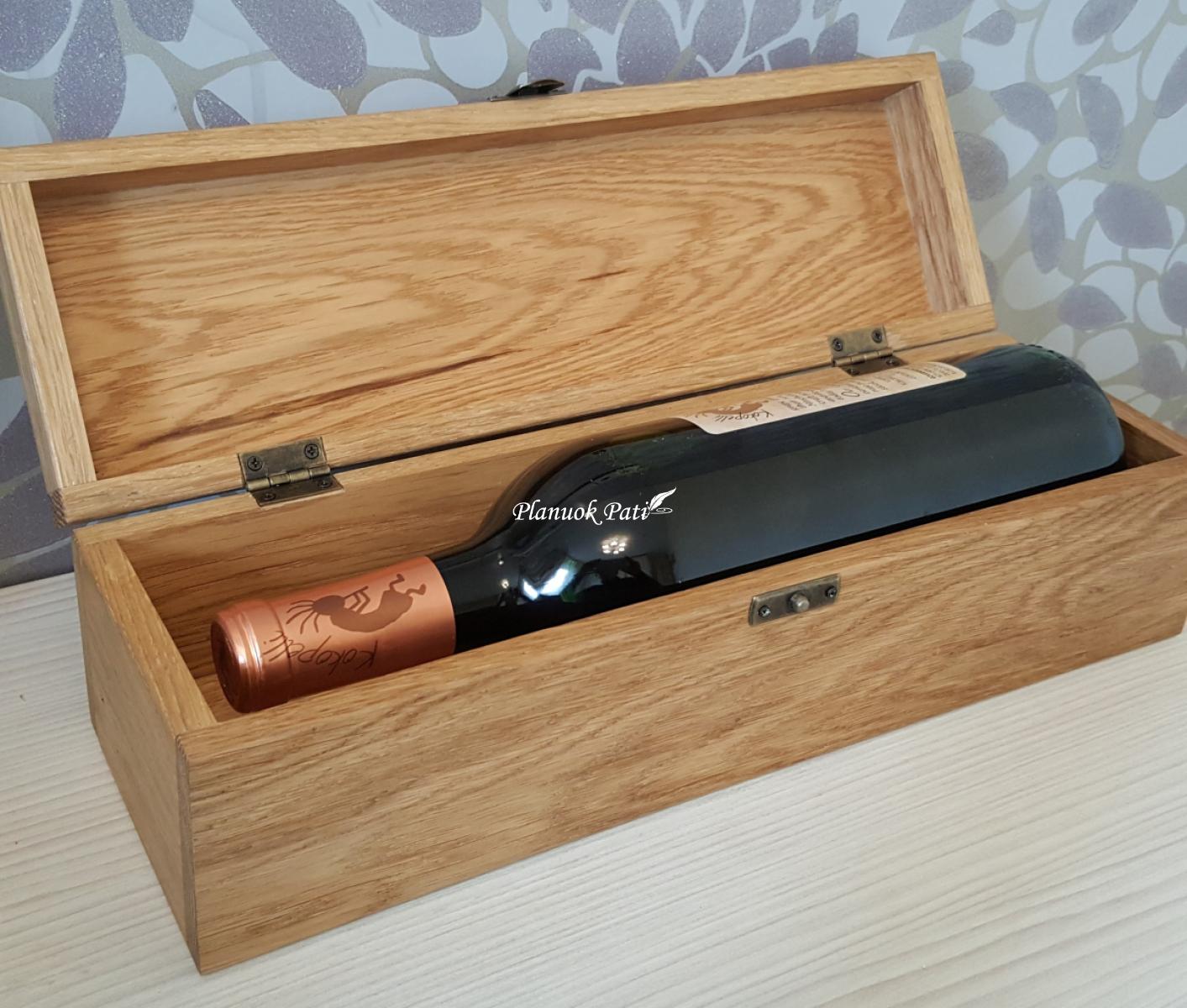 Laiko kapsulė - ąžuolinė dėžutė jubiliejui