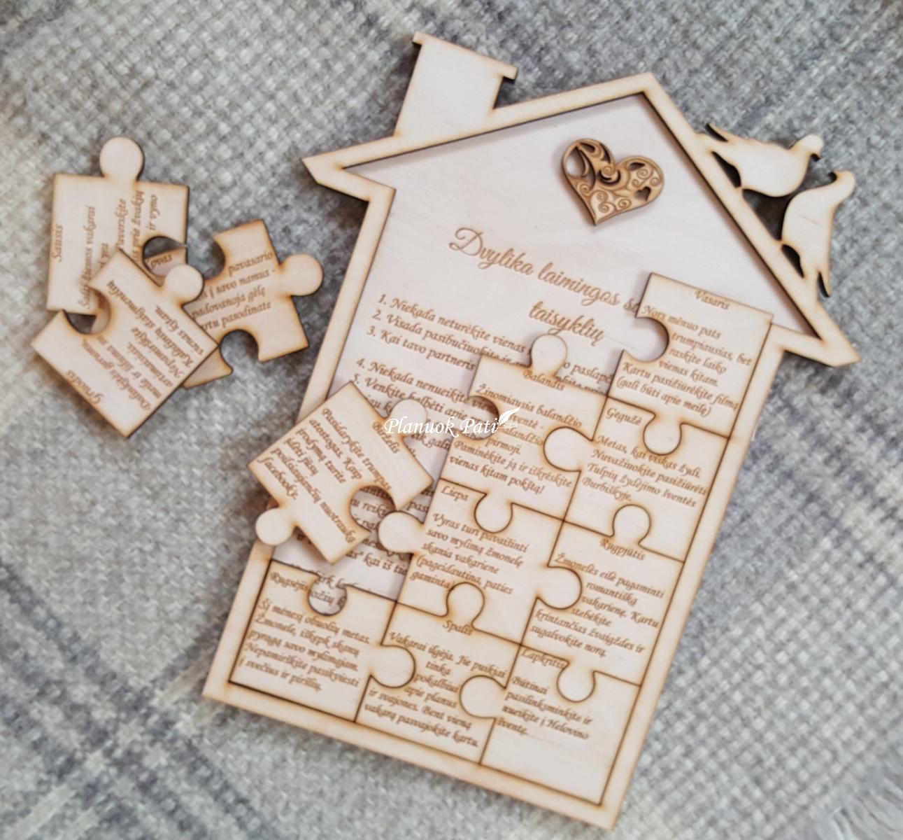 Užduotys jauniesiems pirmais santuokos metais