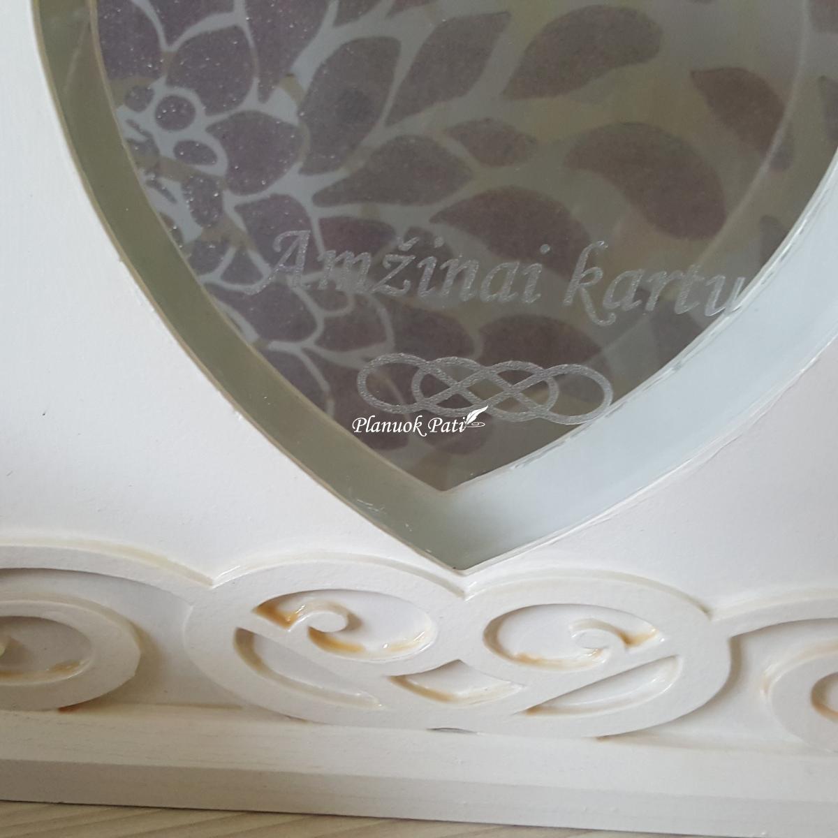 Širdis - smėlio ceremonijai