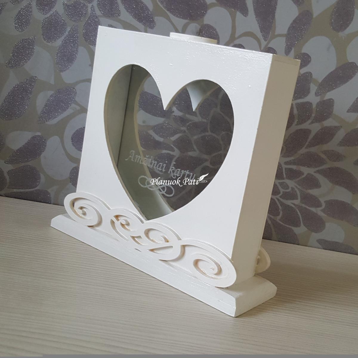 Širdis - smėlio ceremonijai