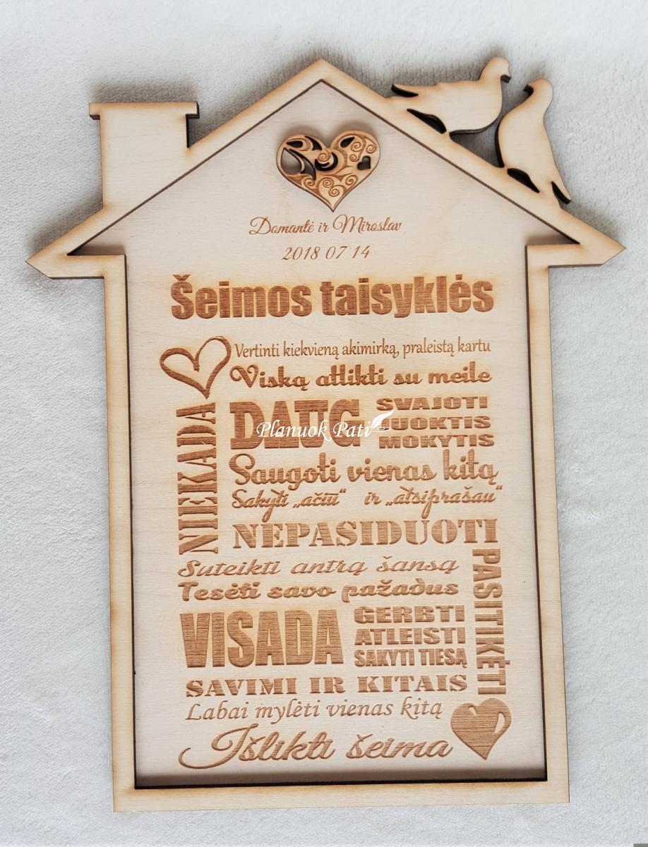 Šeimos arba Santuokos taisyklės - Namelis