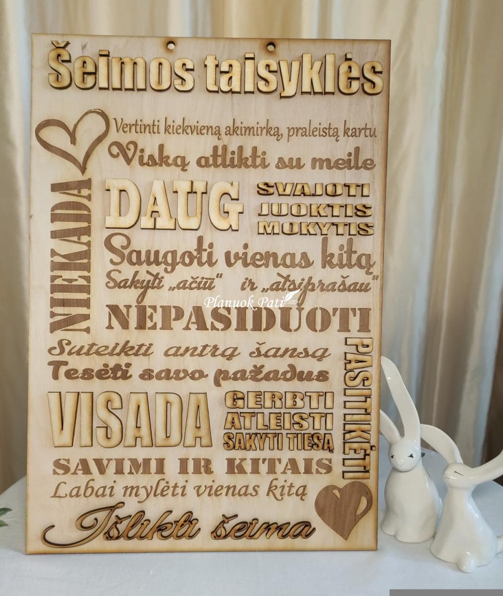 Šeimos taisyklės