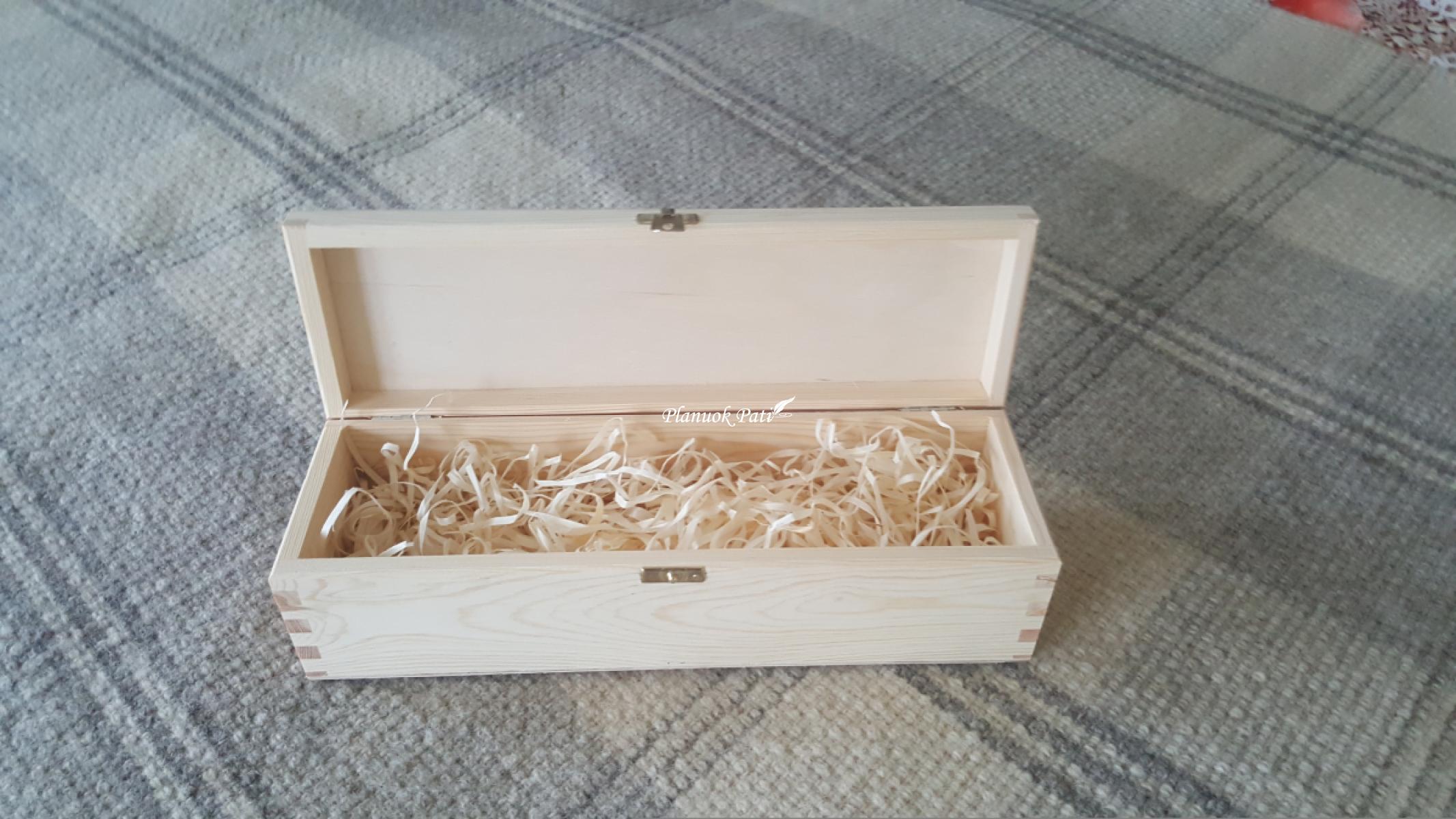 Padėka-dovana liudininkams/piršliams - vyndėžė