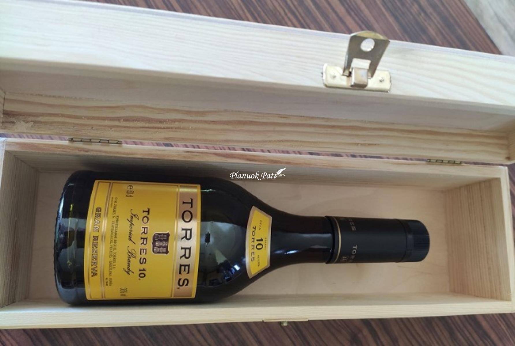 Padėka-dovana liudininkams/piršliams - vyndėžė