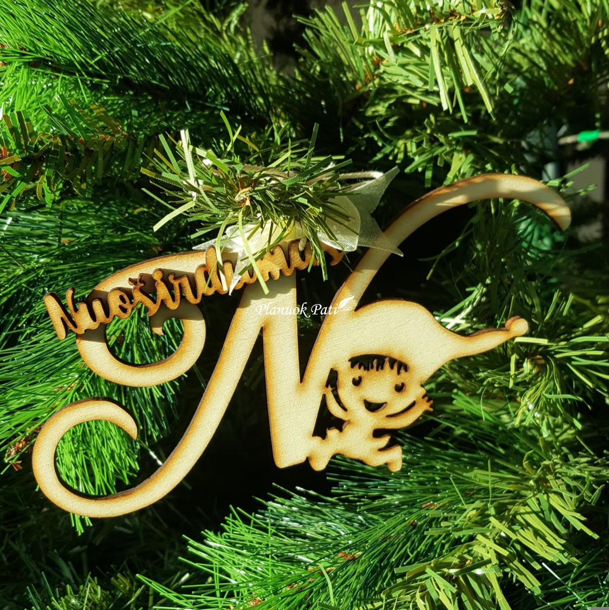 Kalėdiniai palinkėjimai šeimai - 8 žaisliukai dėžutėje