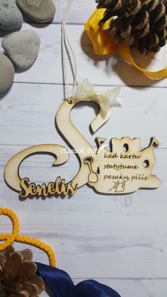 Kalėdiniai palinkėjimai šeimai - 8 žaisliukai dėžutėje