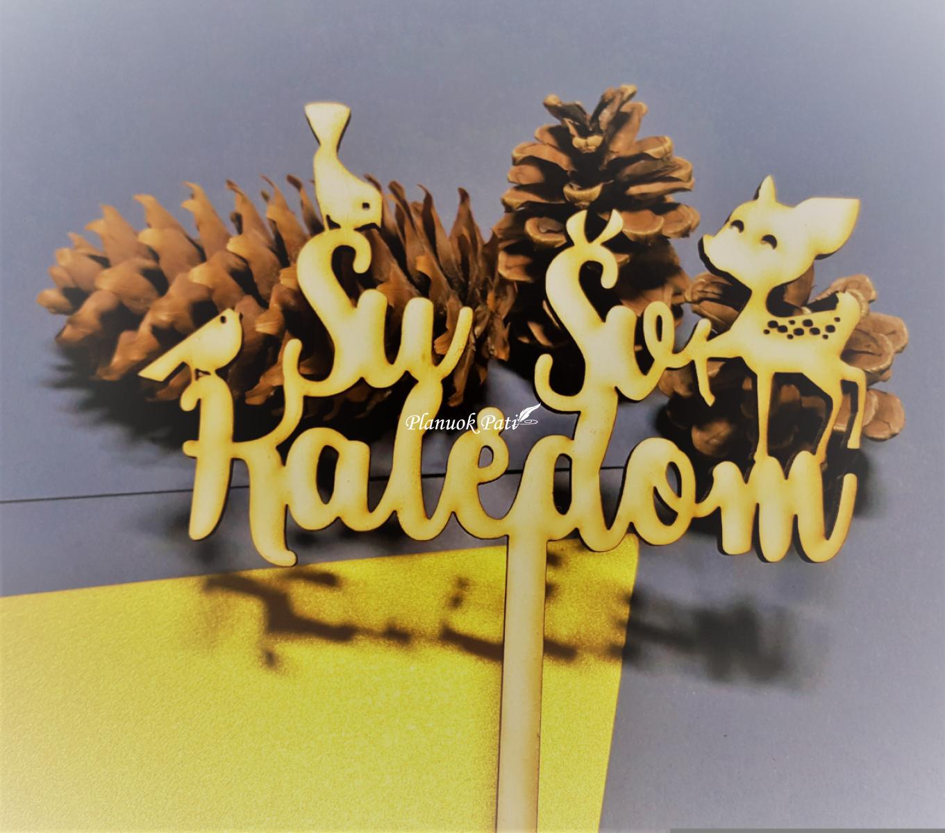 Kalėdinis torto smeigtukas